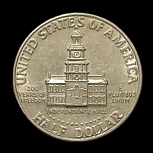 1776-1976 D Kennedy Bicentennial Half Dollar