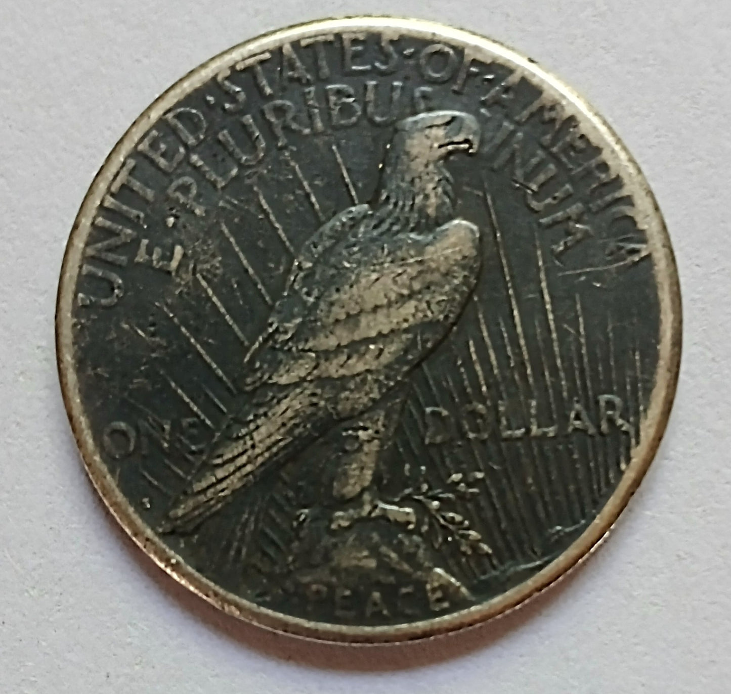 1922-S Black Peace Dollar