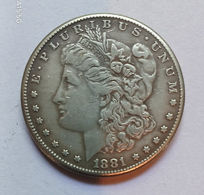 1881 Morgan Silver Dollar
