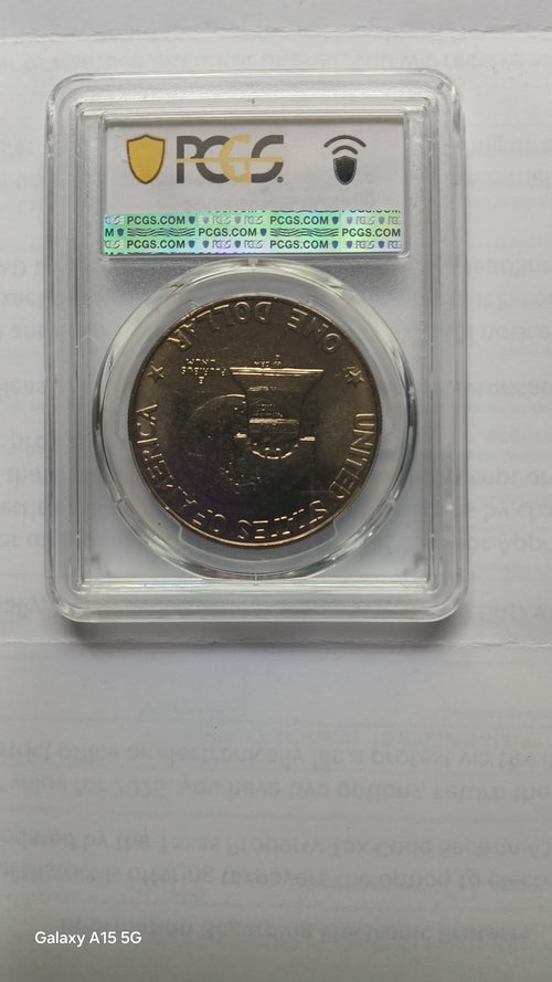 1776-1976 Type 1 MS62  Eisenhower Dollar No Mint Mark
